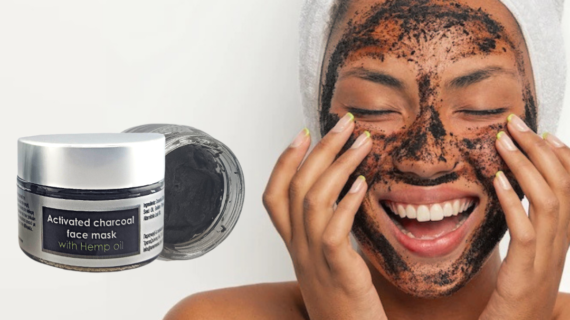 Activated Charcoal Face Mask with Hemp Oil