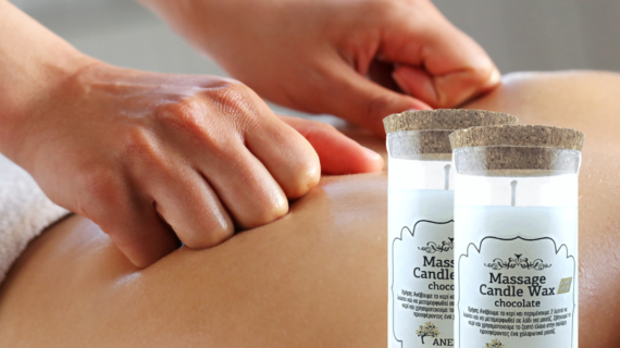 Massage Candle Wax from Olive with Chocolate 250ml