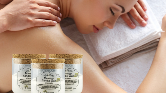Massage Candle Wax from Olive with Chocolate 60ml