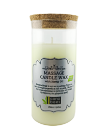 Olive massage candle wax with hemp oil 250ml - Image 2